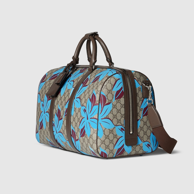 GUCCI GG printed duffle bag outlook