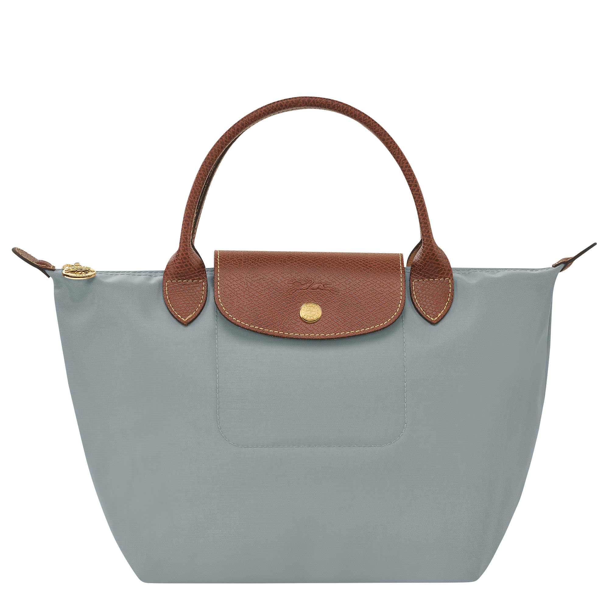 Le Pliage Original S Handbag Steel - Recycled canvas - 1