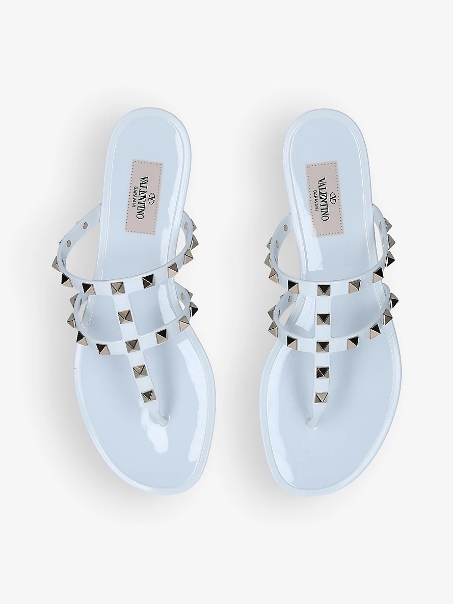 Rockstud PVC gladiator sandals - 2