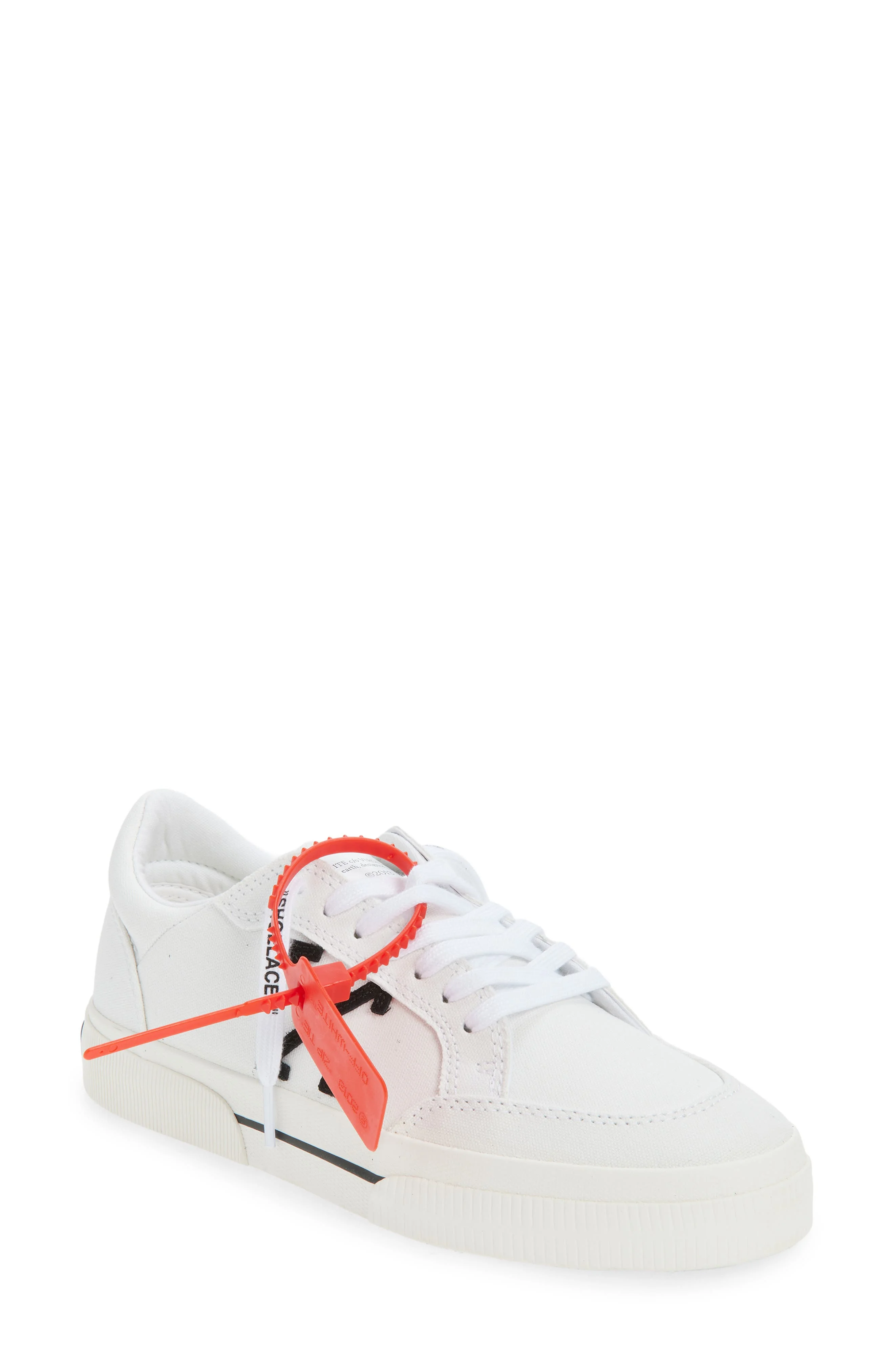 Off-White Vulcanized Low Sneaker in White - 1