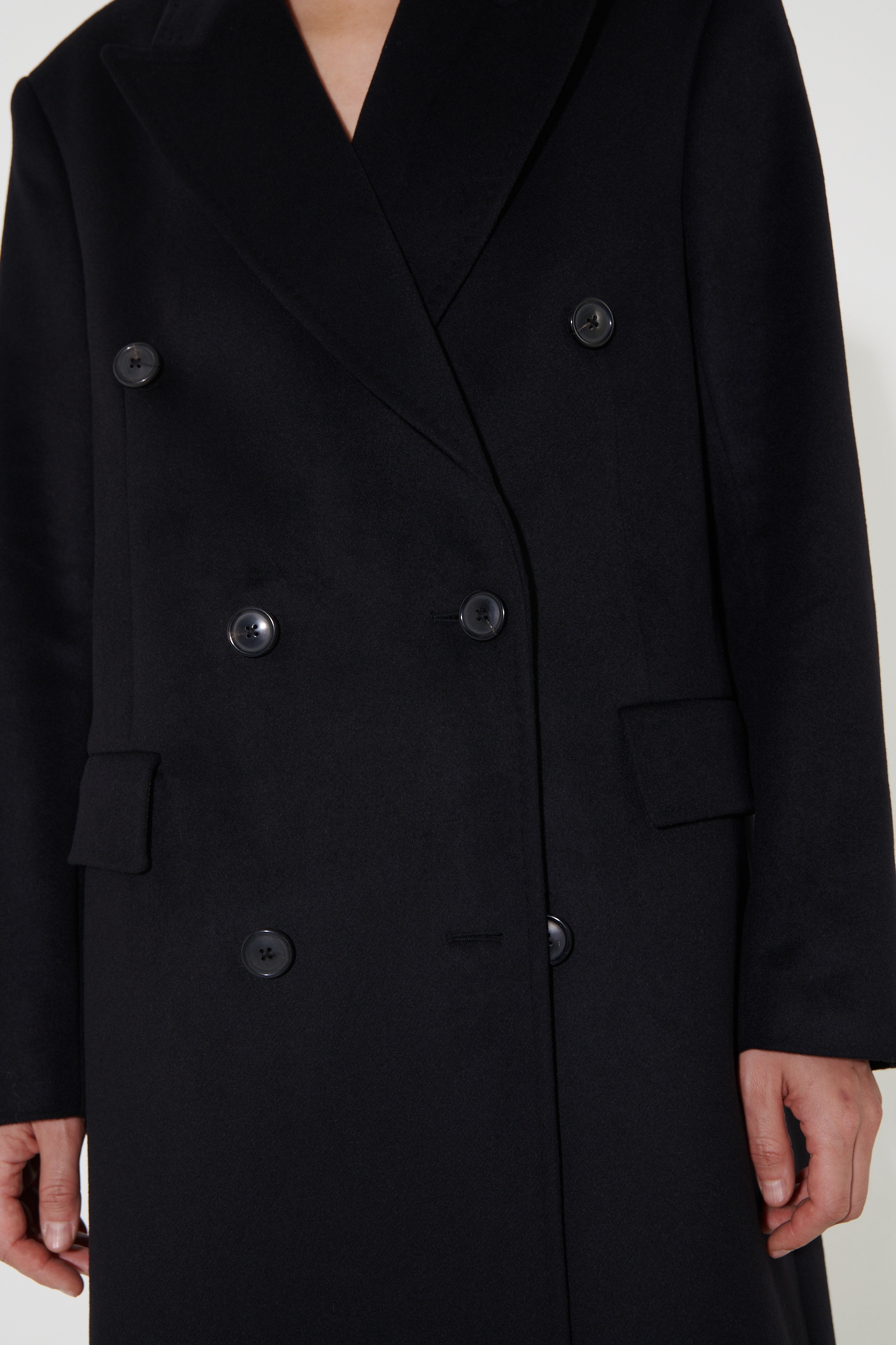 DB Coat Black Heavy Melton | Our Legacy - 4
