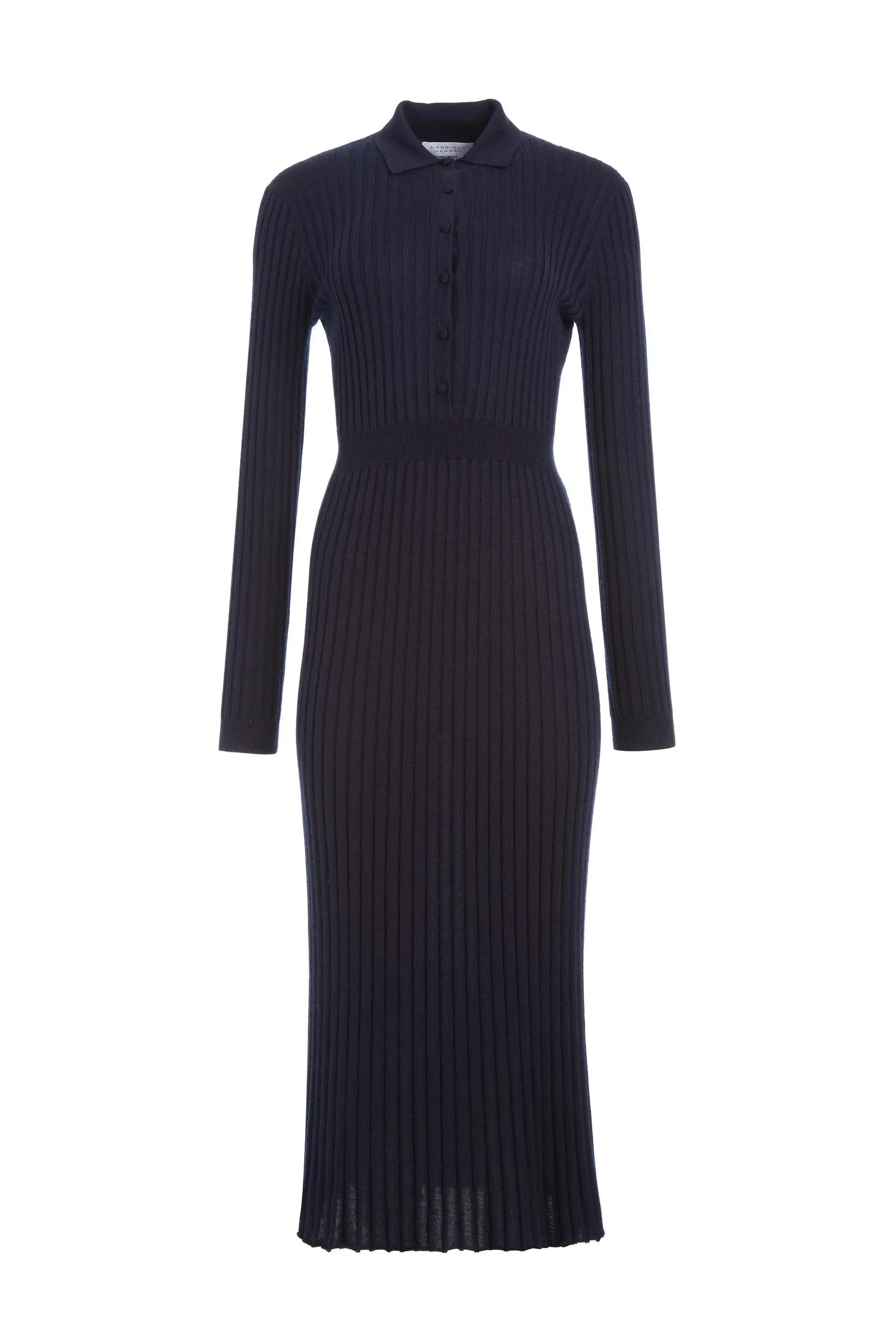 Ardor Knit Dress in Navy Cashmere Silk - 1