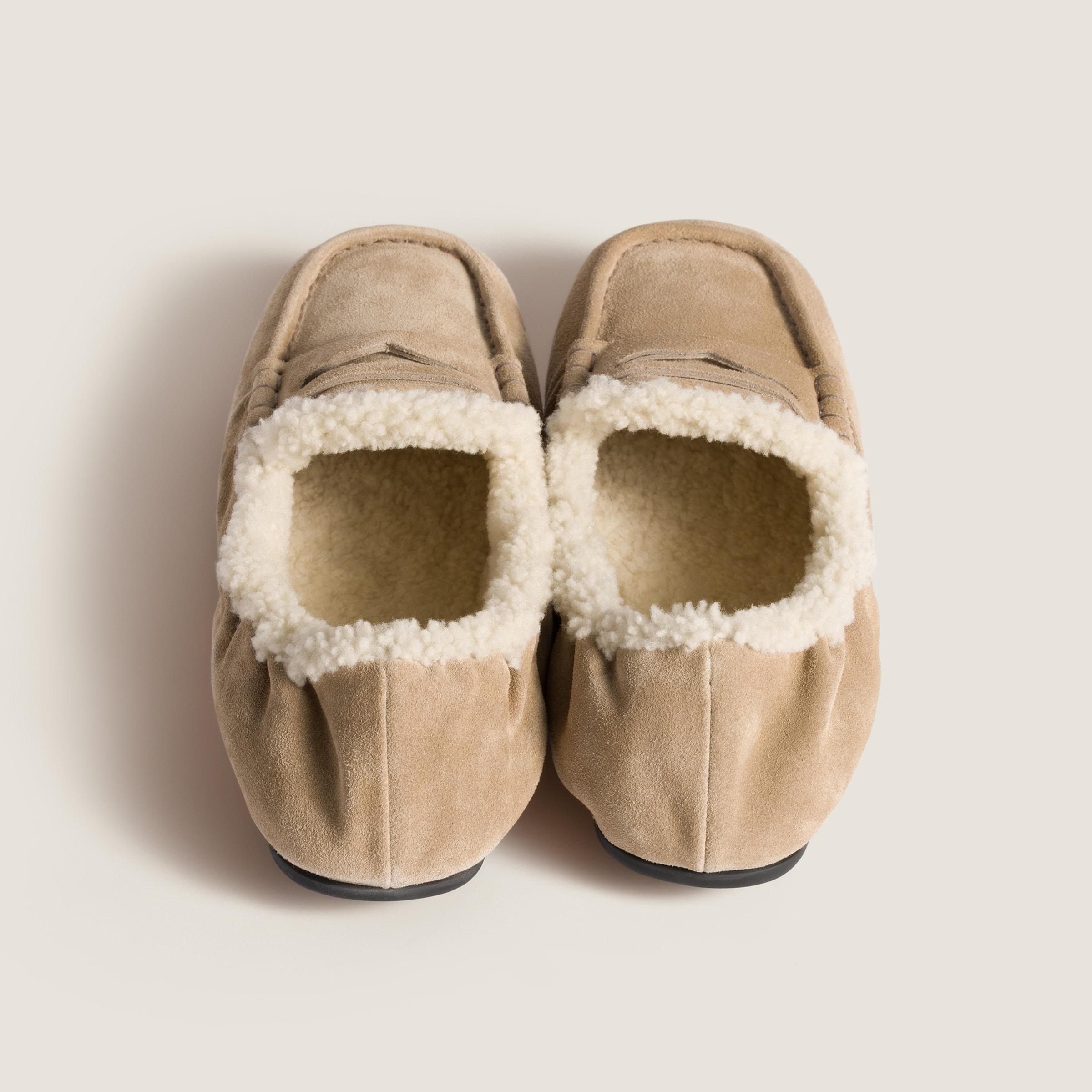 Ruches suede loafers - 3