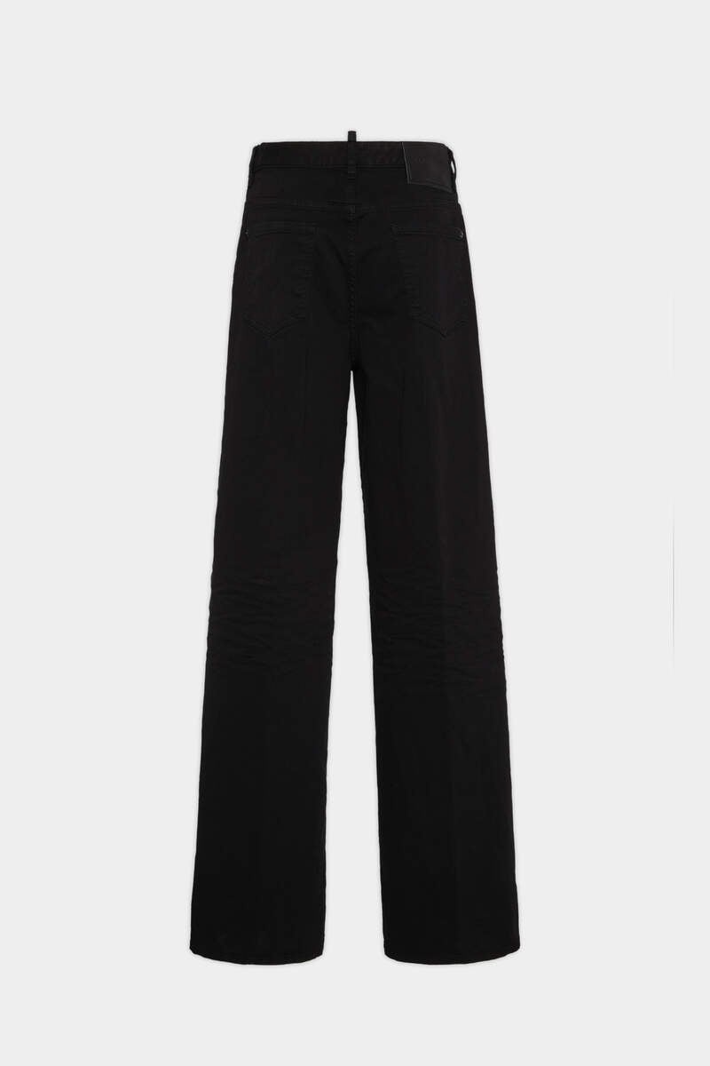 BLACK DYED TRAVELLER JEANS - 2