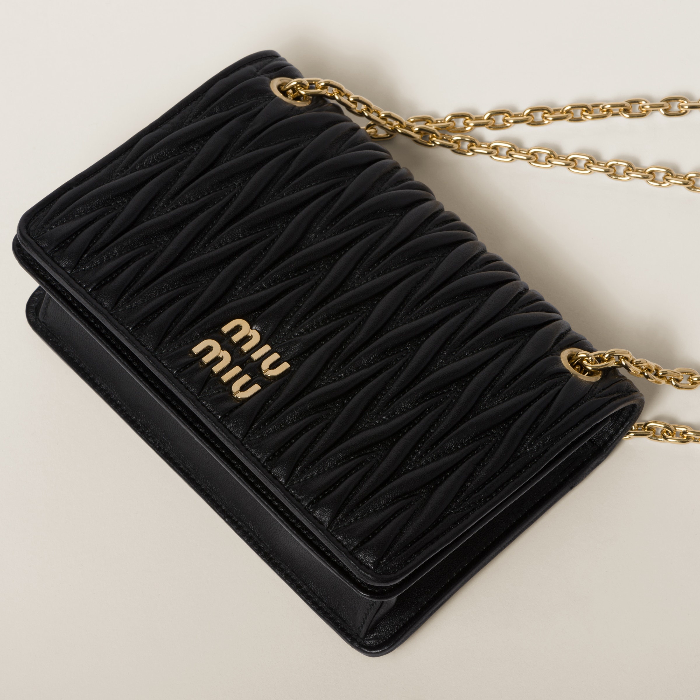 Matelassé nappa leather mini-bag - 7