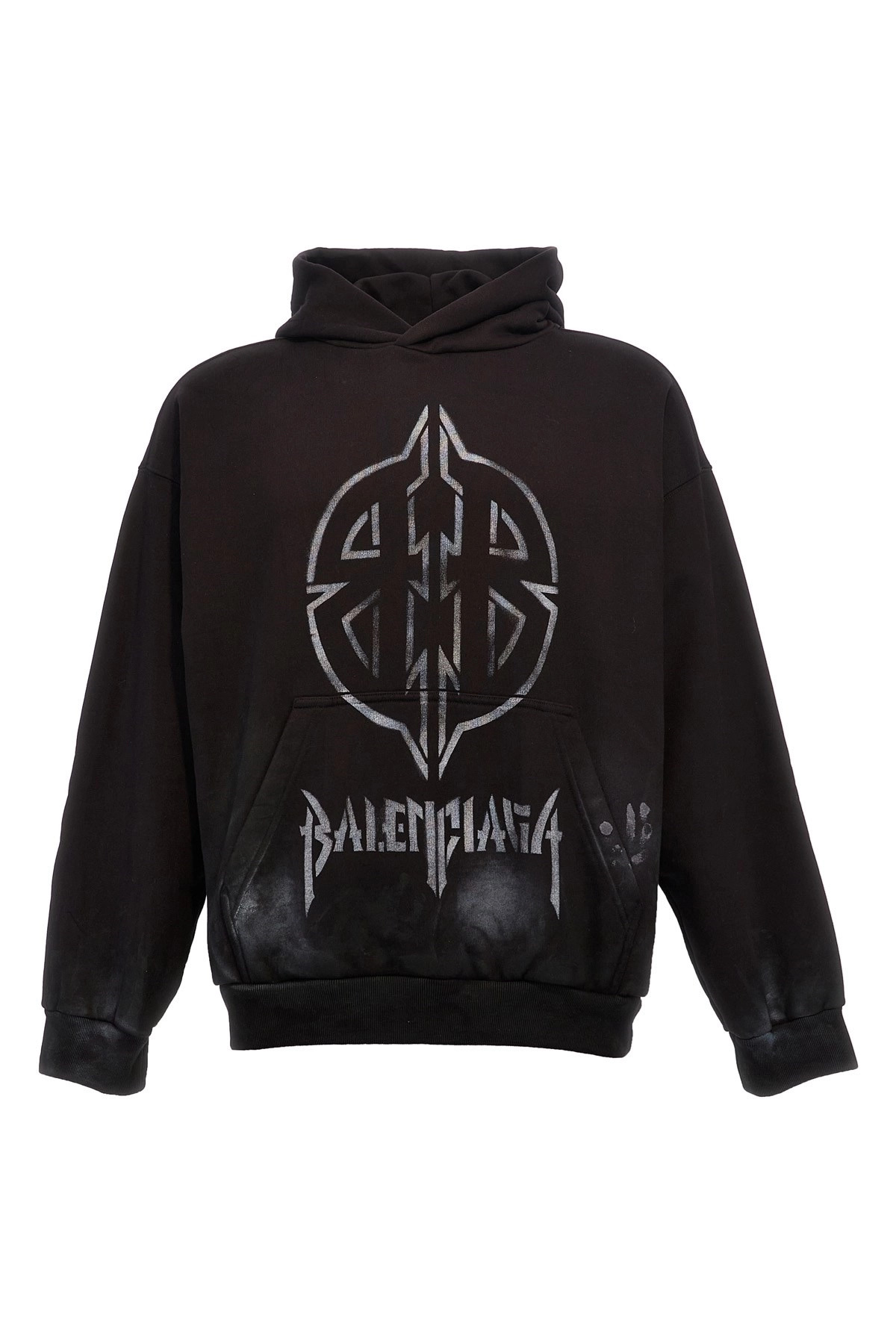 'Metal BB Stencil' hoodie - 1