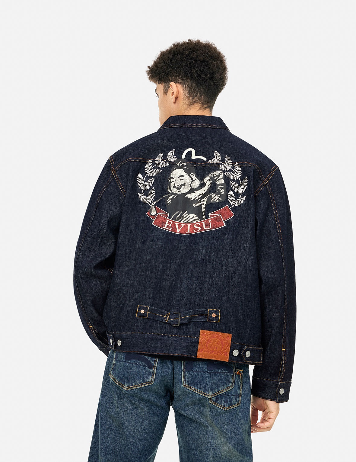 Godhead Golfing Print Regular Fit Denim Jacket - 5