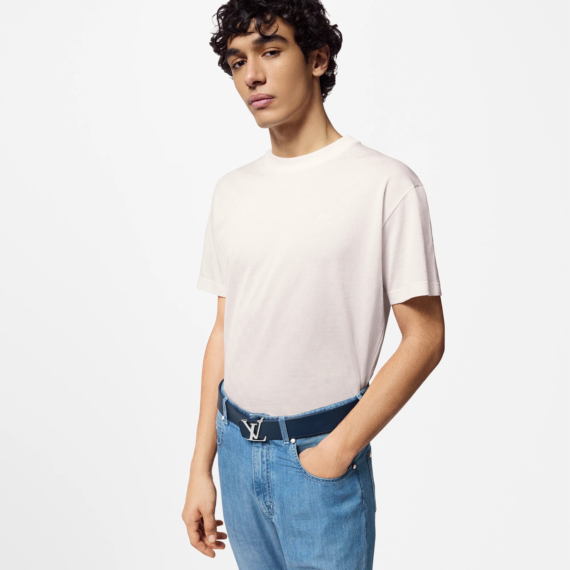 Damier Cotton Pique T-Shirt - 2
