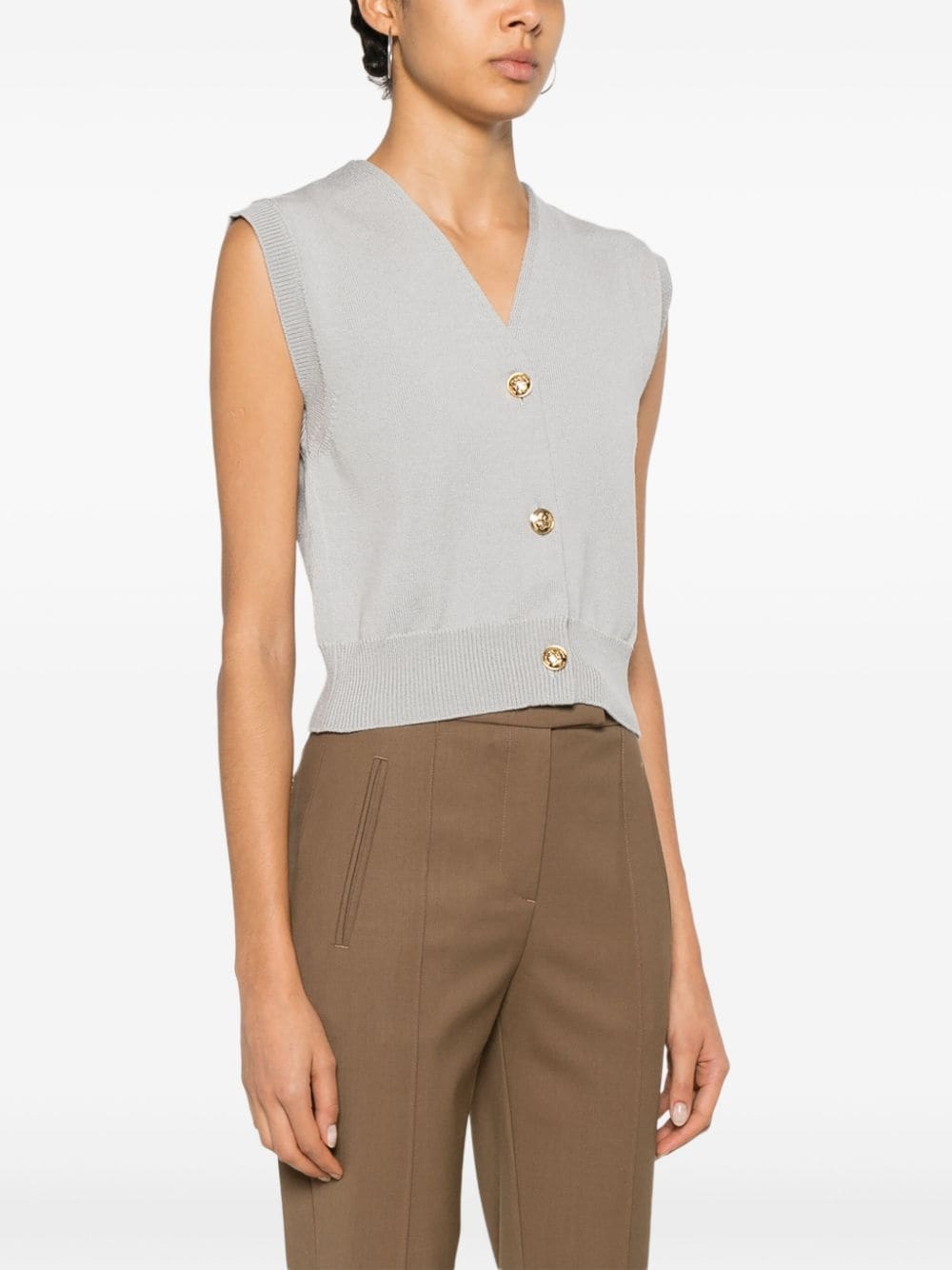 knitted vest - 3