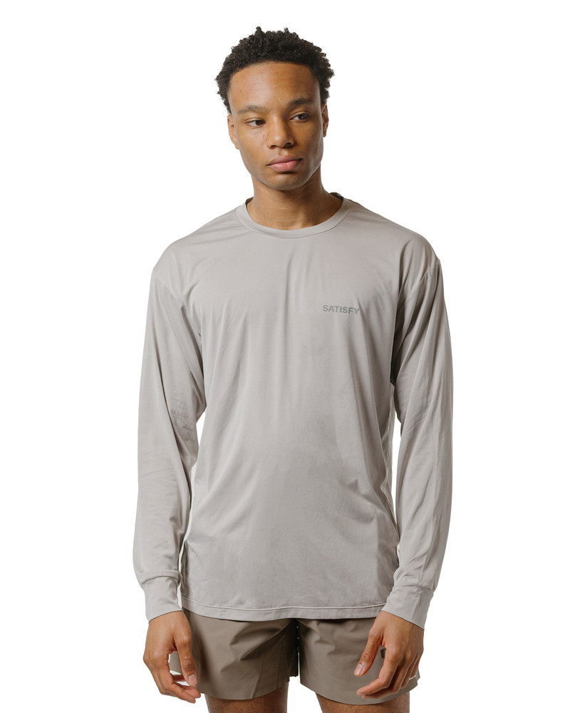 SATISFY AuraLite Long Tee Mineral Dune outlook