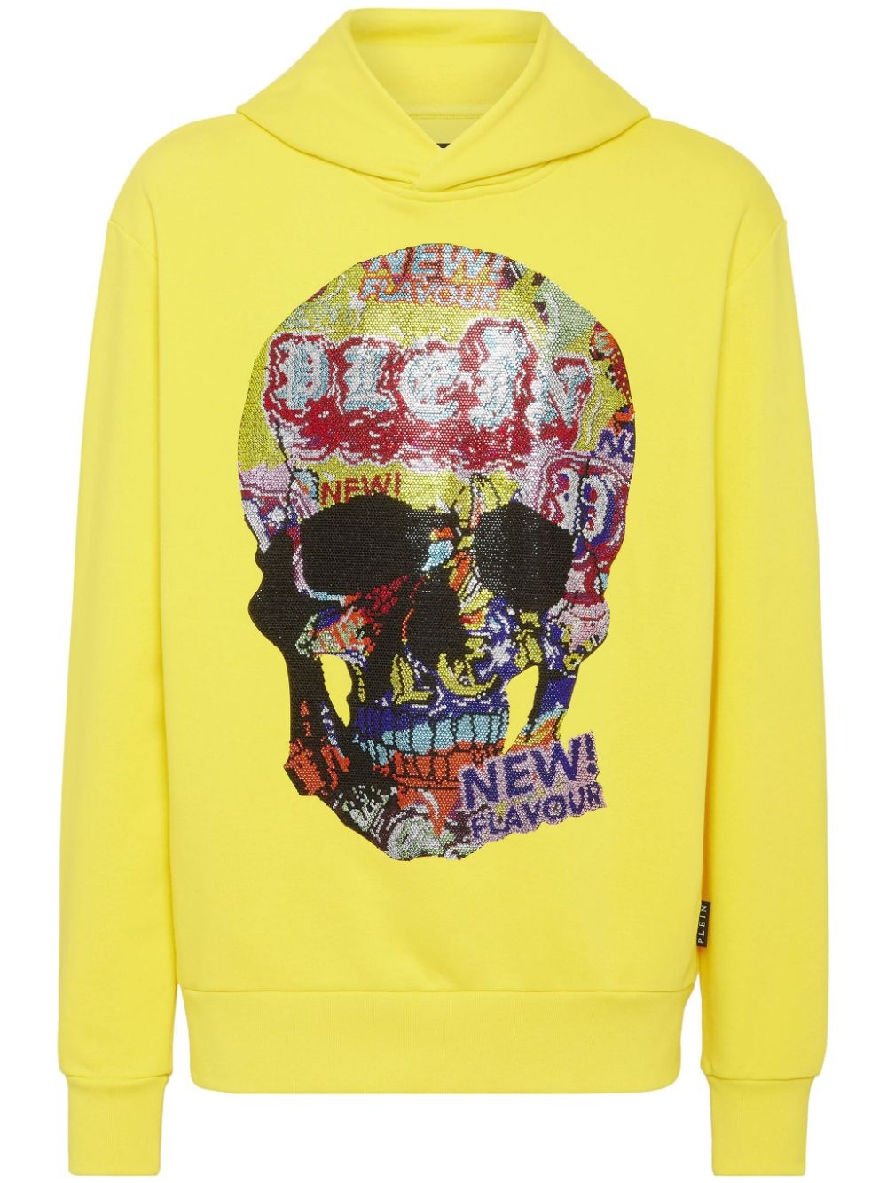 Philipp plein yellow hoodie hotsell