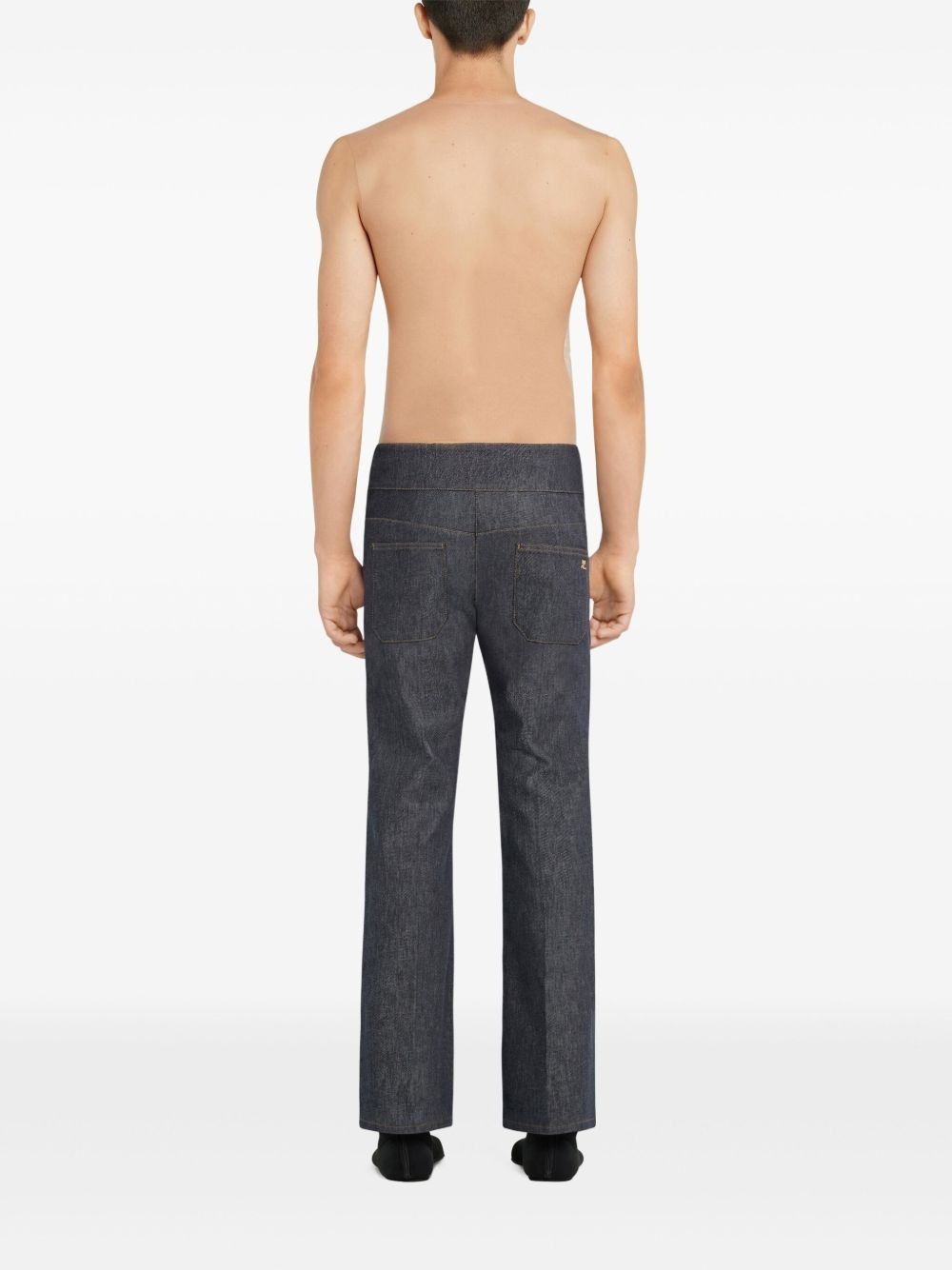 belted jeans - 4