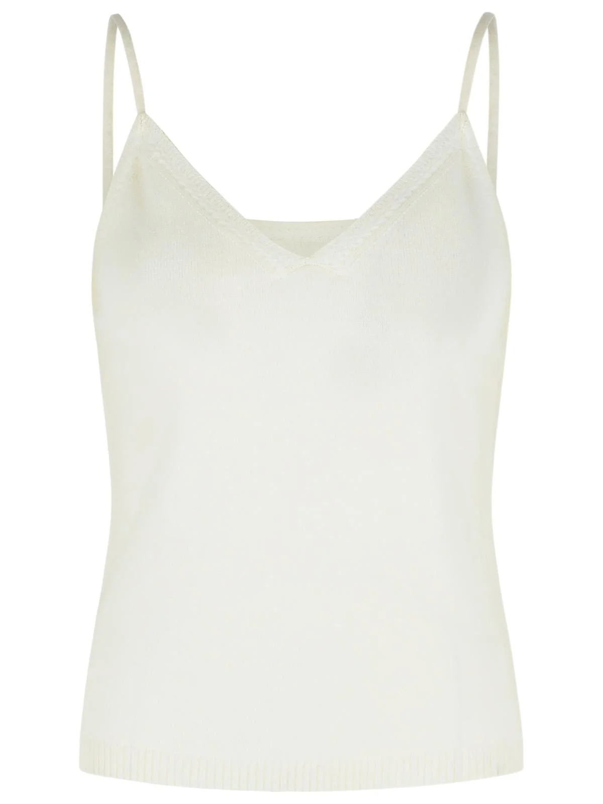 Lisa Yang 'Nala' Cream Cashmere Tank Top Women - 1