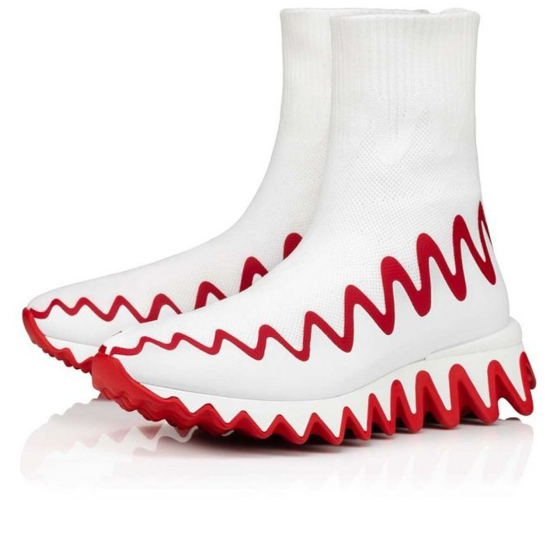 Sharky Sock White 1