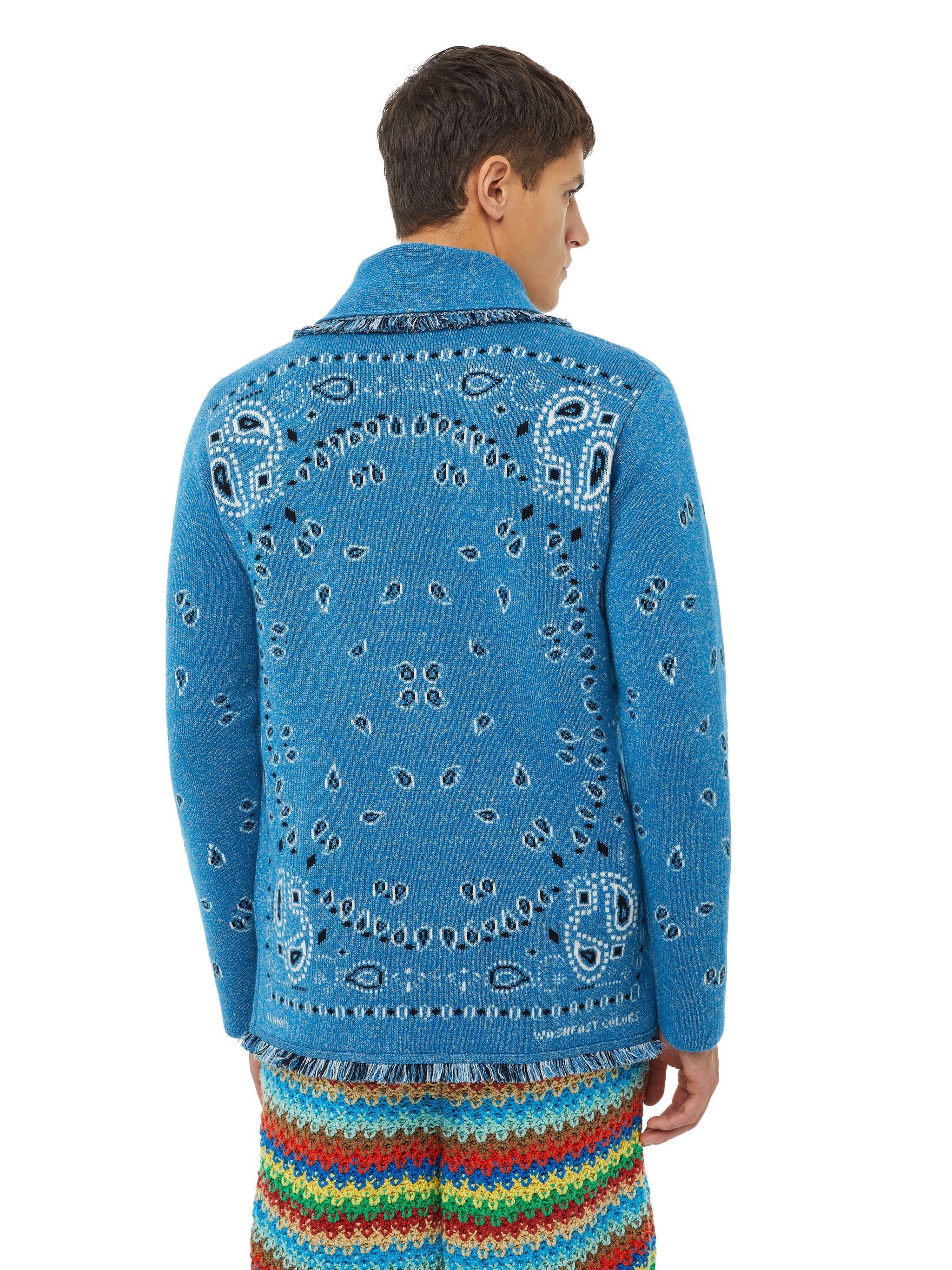 Bandana Jacquard Cardigan - 8