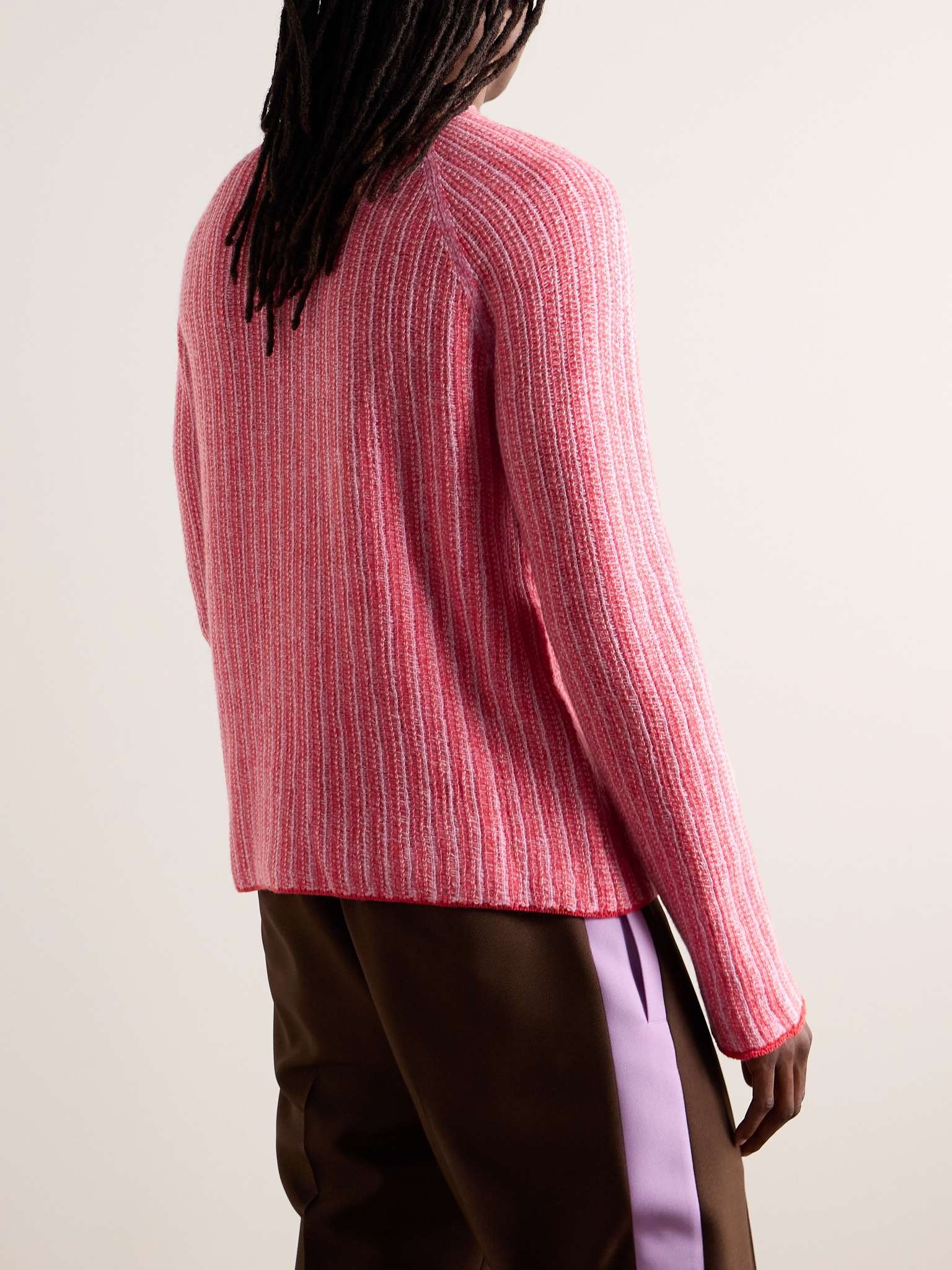 Ribbed Virgin Wool and Cashmere-Blend Sweater - 3