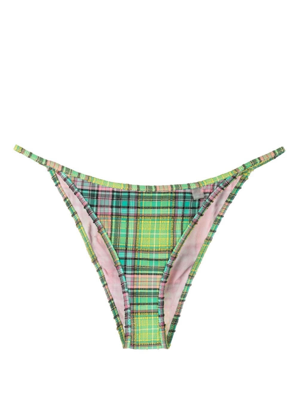 checked bikini bottoms - 1