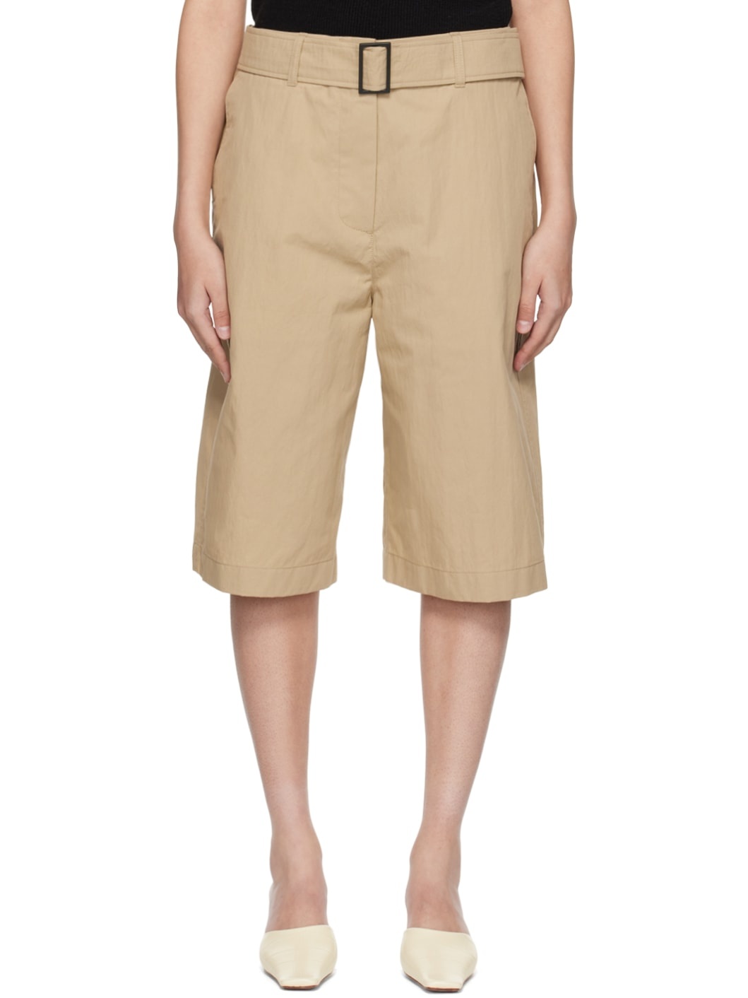 Tan Calvi Shorts - 1