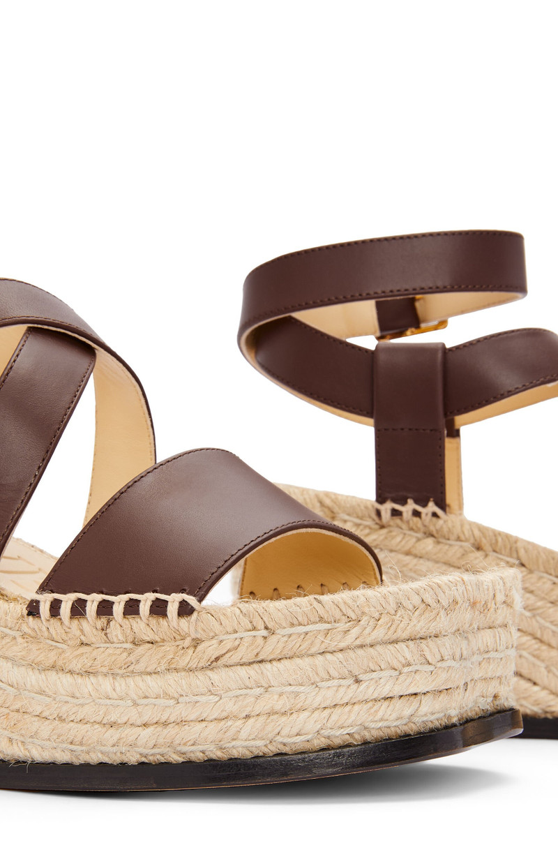 Petal espadrille sandal in calfskin 5