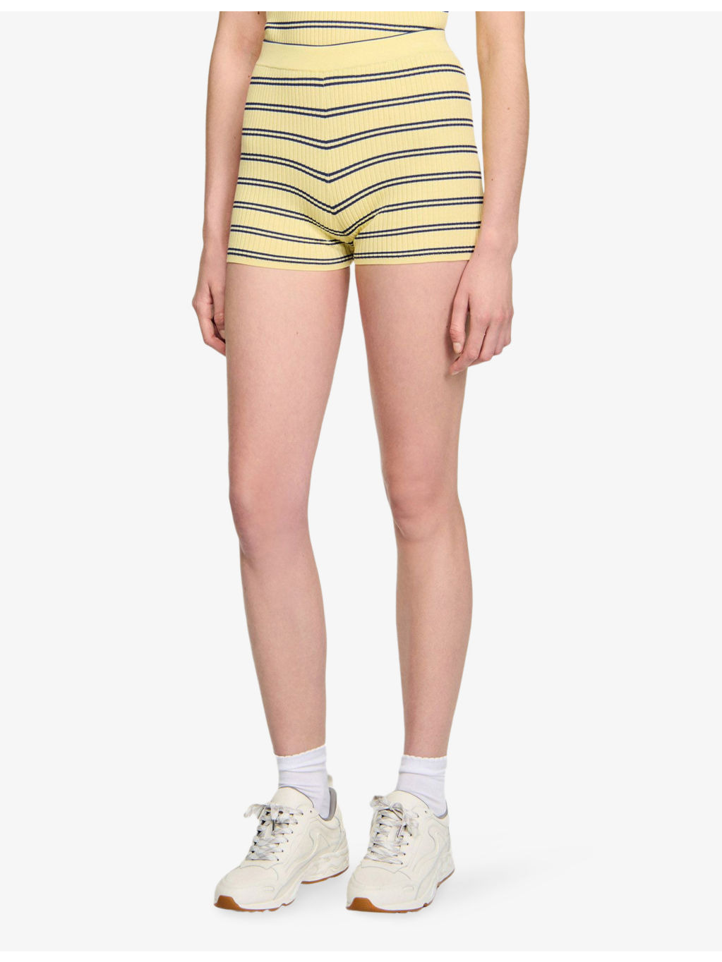 Stripe Knit Shorts - 4