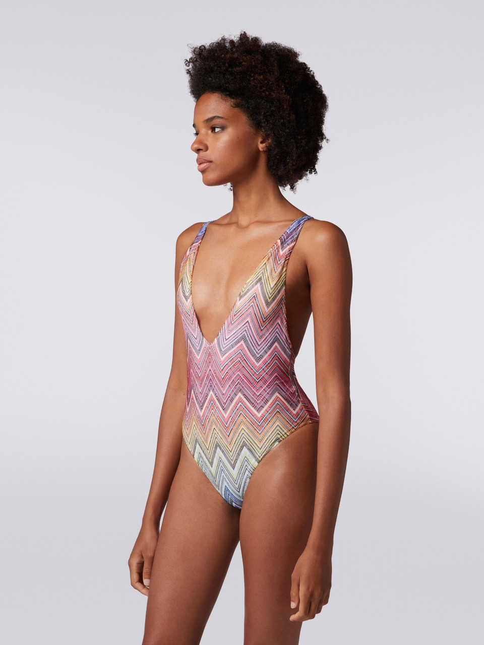 Long Chevron Cover Up - 2