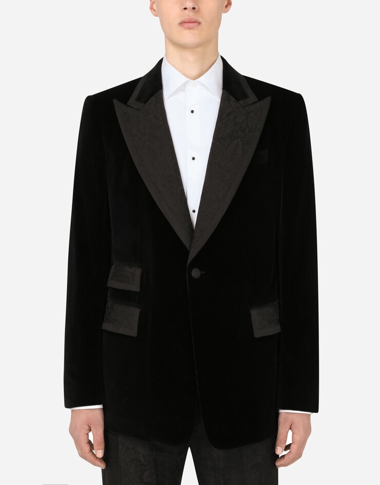 Velvet Casinò-fit tuxedo jacket - 1