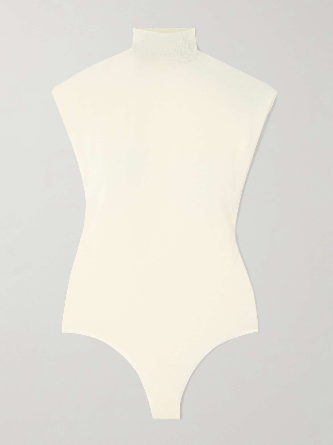 Wool-blend turtleneck bodysuit - 1