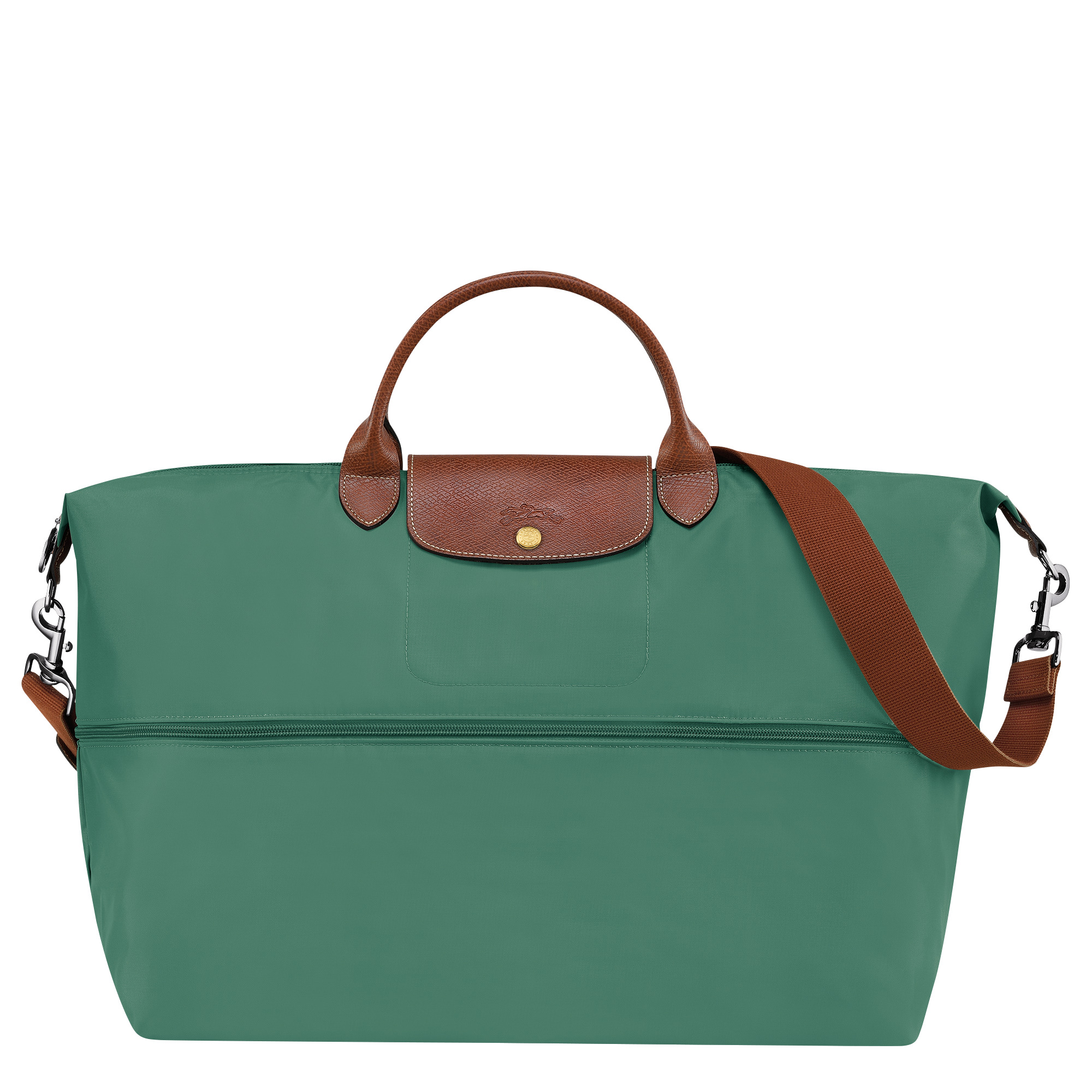 Le Pliage Original Travel bag expandable Sage - Recycled canvas - 4