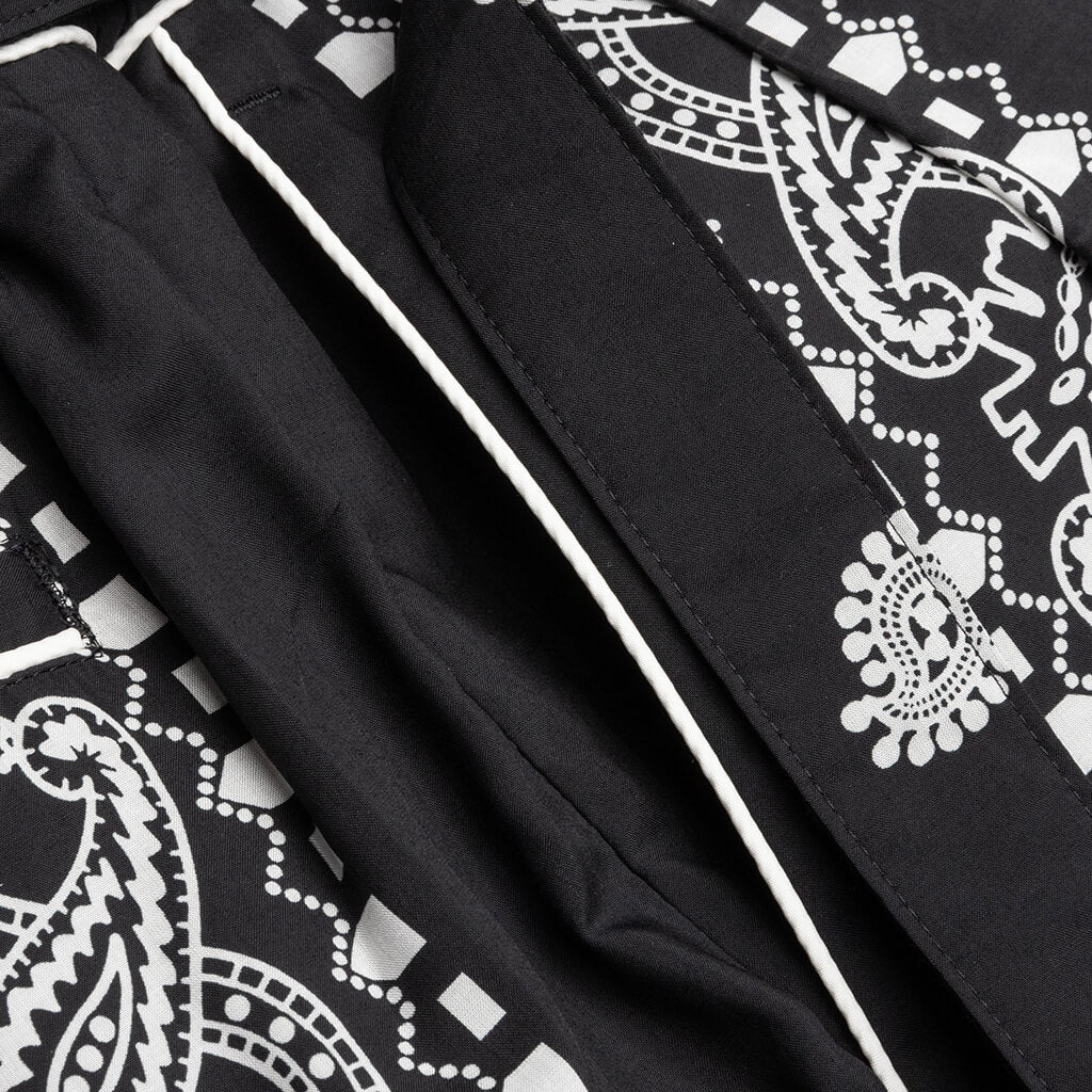 ARCHIEVE PRINT MIX PANTS - BLACK - 4