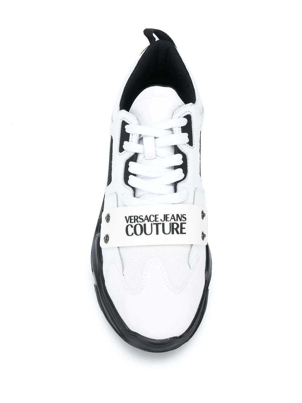 logo band chunky sole sneakers - 4