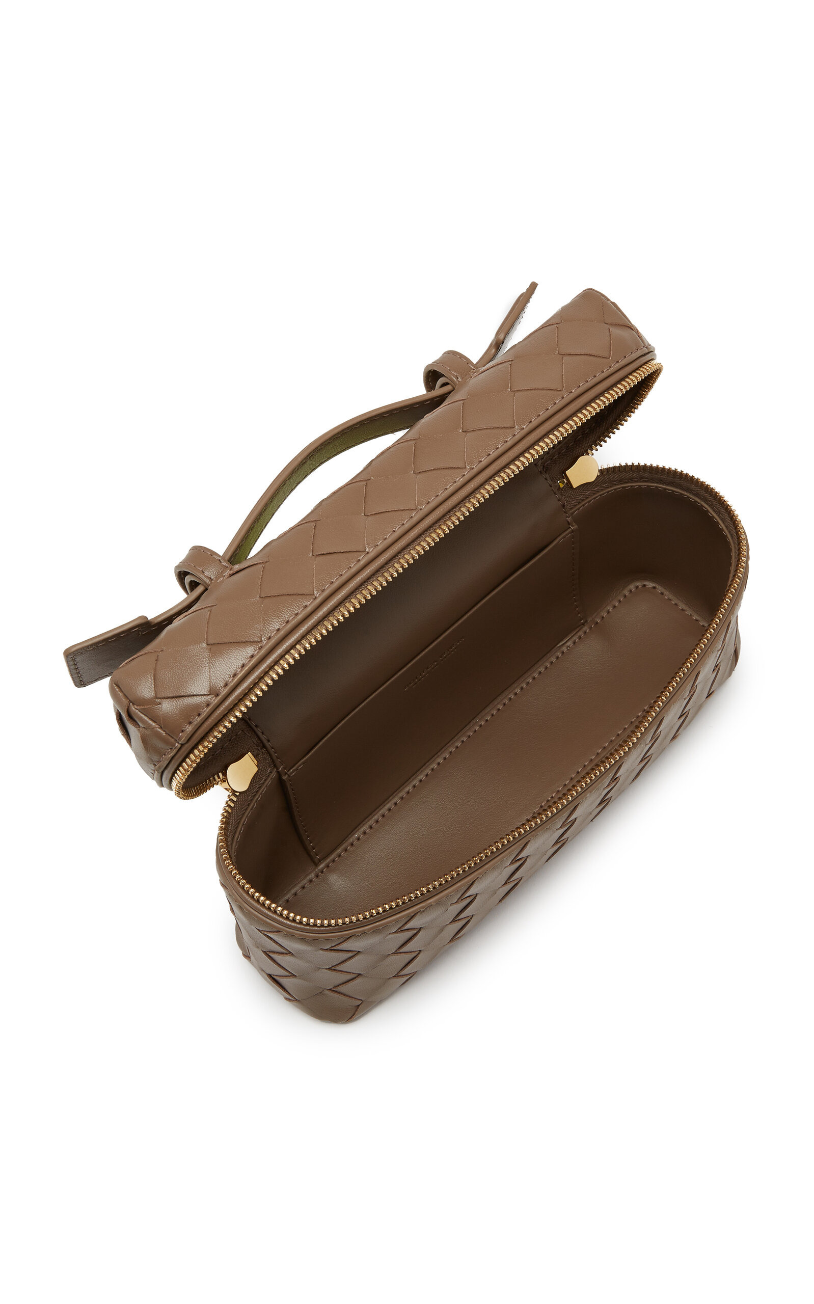 Bang Bang Intrecciato Leather Vanity Case brown - 6