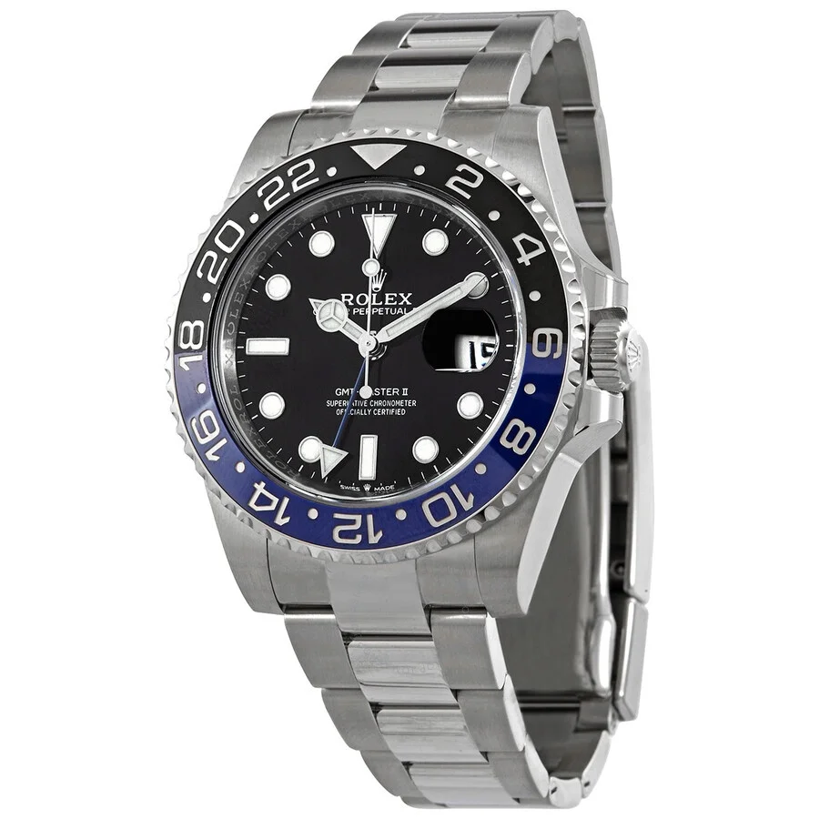 Rolex GMT-Master II Automatic Black Dial Batman Bezel Men's Watch 126710BKBLSO - 1