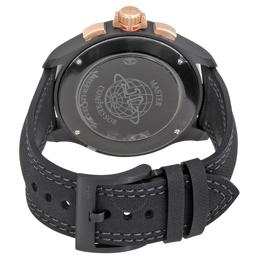 Jaeger LeCoultre Master Compressor Chronograph Black Dial Men's Watch Q205L570 - 3