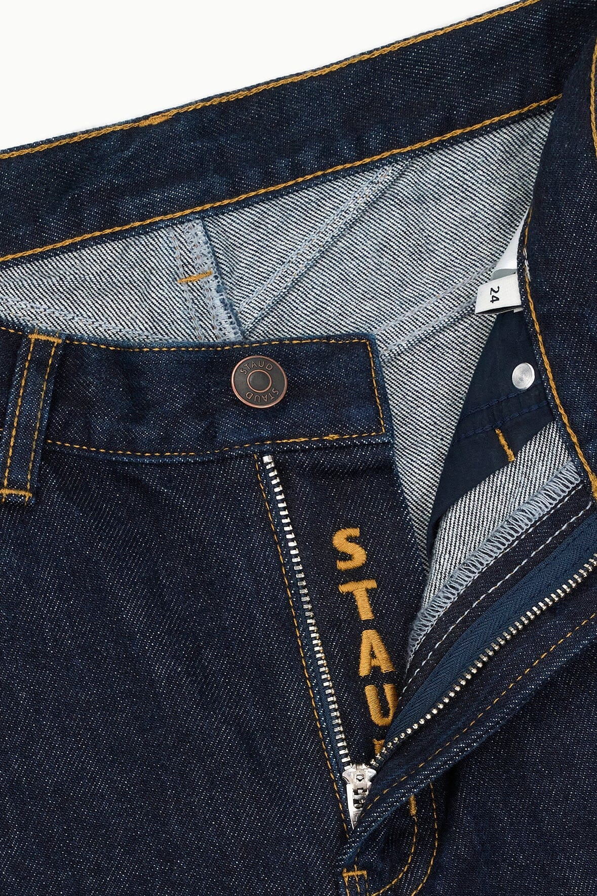 STAUD JACKSON BARREL JEAN INDIGO - 8