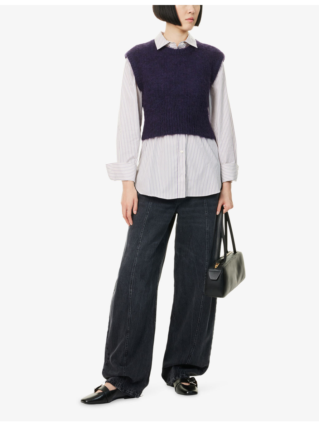 The Plush Cropped Wool-Blend Vest - 2