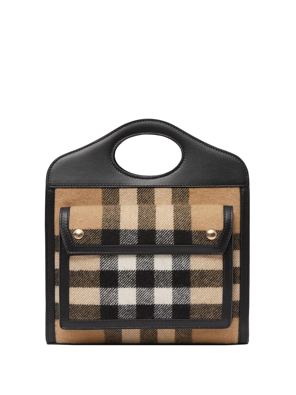 Mini check pocket bag - 1