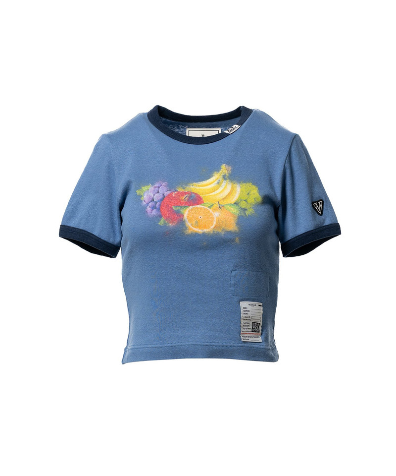 Fruit Printed Ringer Mini T-shirt 20
