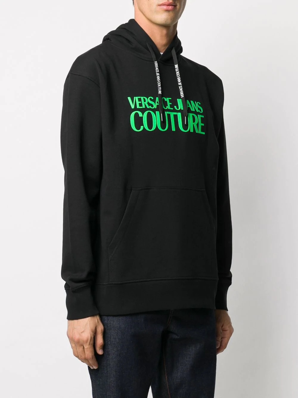 logo print hoodie - 3