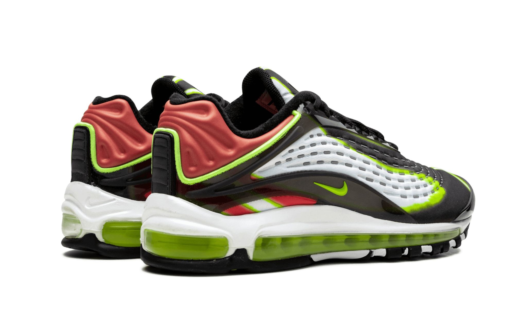 Air Max Deluxe "Volt/Habanero Red" - 3