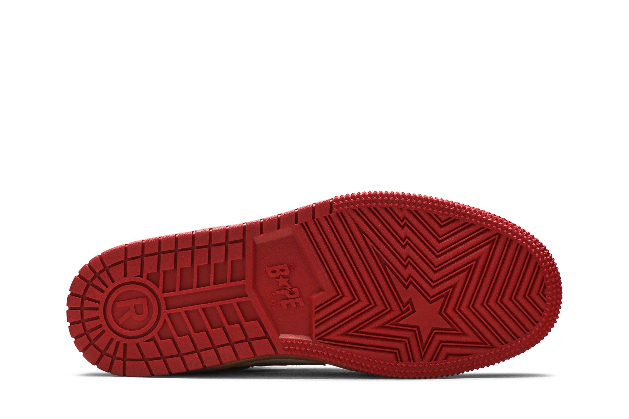 Bape Sta 93 HI 'Red Orange Light Sand' - 4