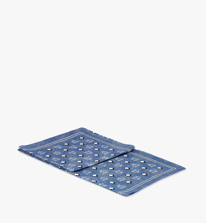 Vintage Monogram Silk Scarf 3