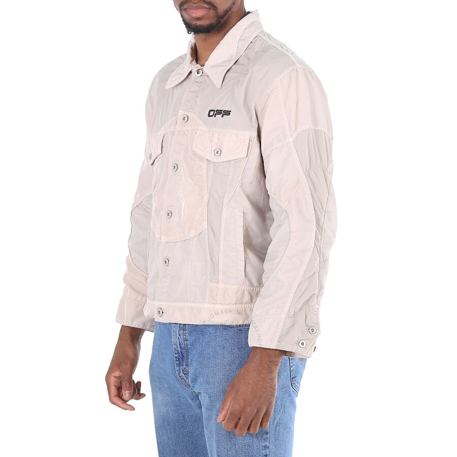 Off-White Light Grey Climb Tech Jacket - 4