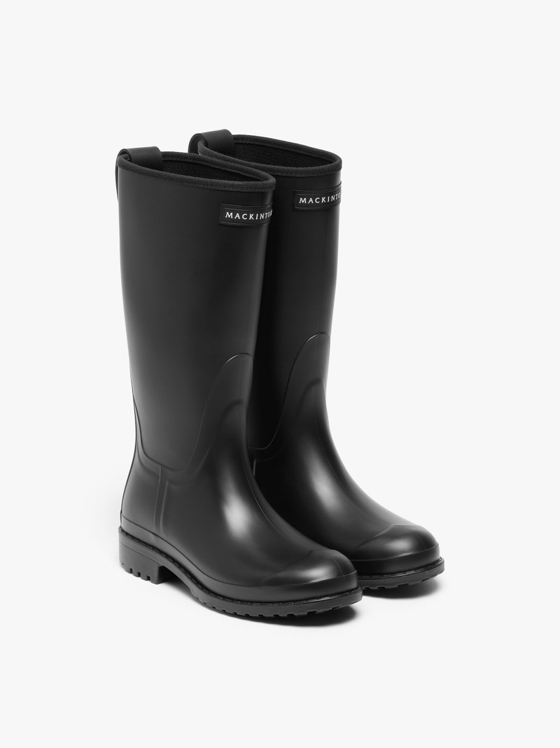 Mackintosh ABINGTON BLACK SHORT WELLINGTON BOOTS | LB-1002 outlook