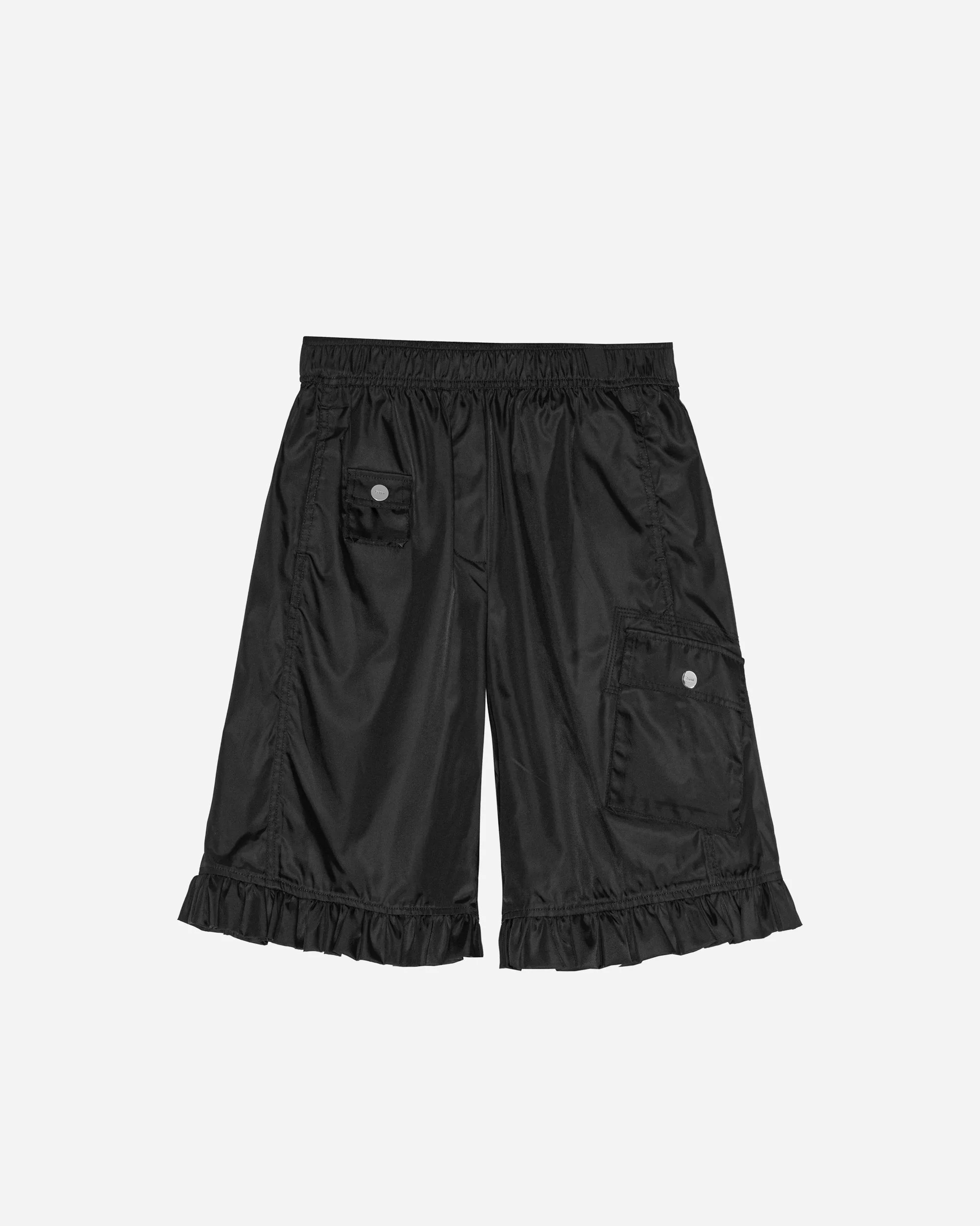 Duchesse Nylon Midi Ruffle Shorts - 1