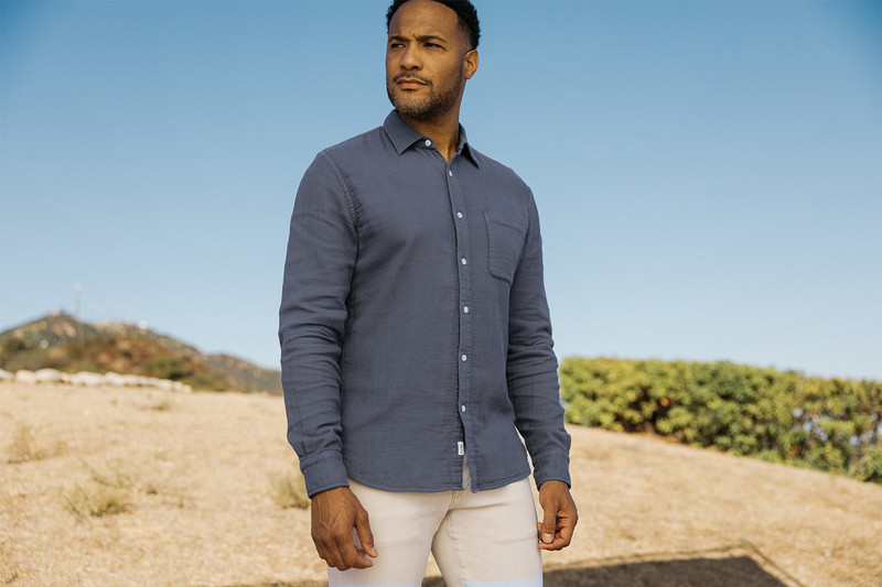 The Ripper Waffle Double Gauze Shirt - Charcoal 3