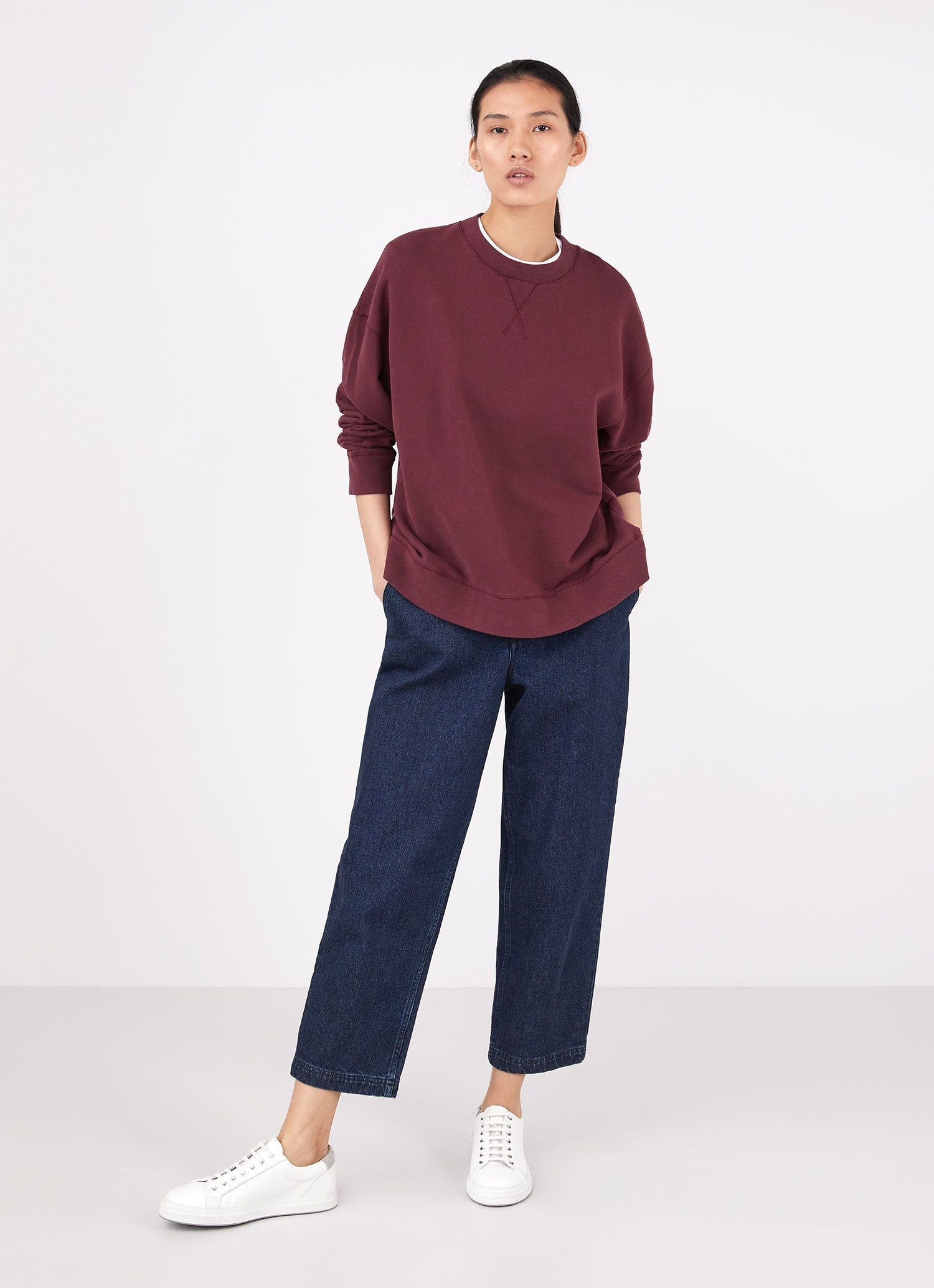 Relaxed Loopback Sweatshirt - 3