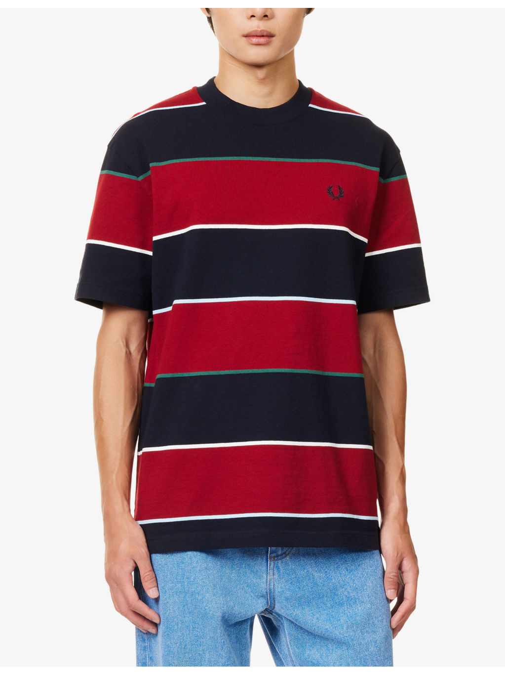 Striped Relaxed-Fit Cotton T-Shirt - 3