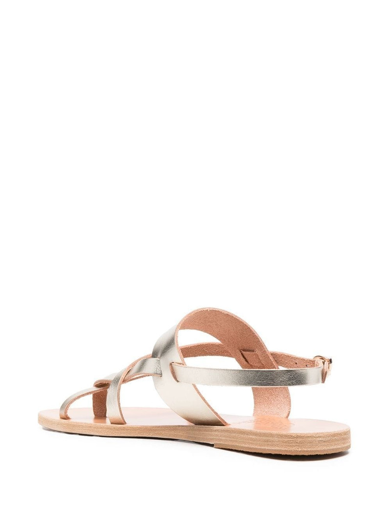 Alethea metallic-effect sandals 3