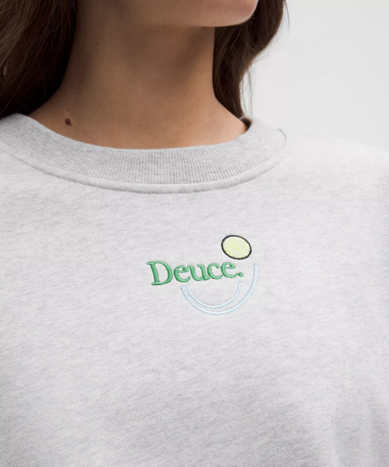 Perfectly Oversized Fleece Crew *Tennis Graphic 6
