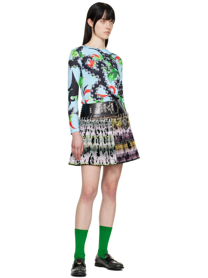Chopova Lowena Multicolor Slicker Carabiner Miniskirt outlook